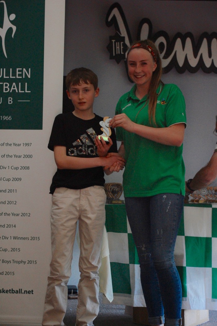 Rory O'Sullivan U12 Boys Player of the Year