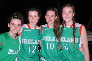 Catherine & Aine with Anna Maguire & Verity O'Connor